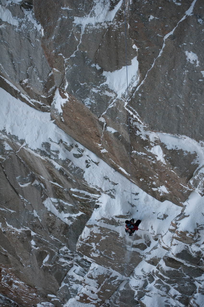 Bridge couloir Cunningham Passerell Chamonix