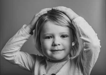 porträtt studio barnfoto greenscreen