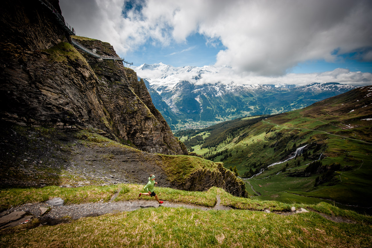Trailrunning Swiss Alps Grindelwald Jungfrau Valley